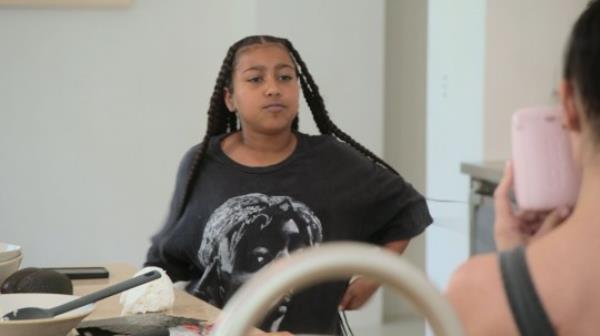 Kim Kardashian and North West